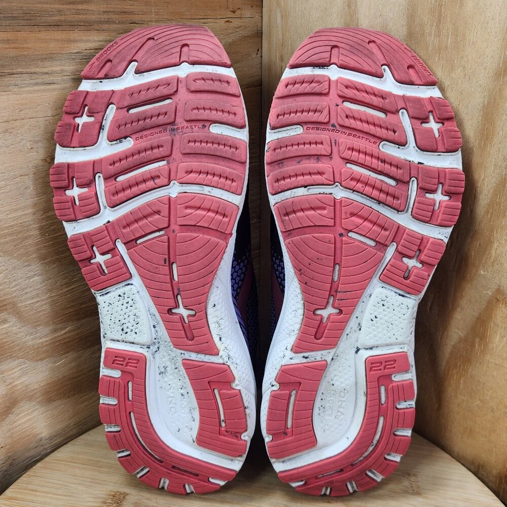 Brooks Adrenaline GTS 22 Womens Running Shoes Sneakers Size 11 - Picture 9 of 10